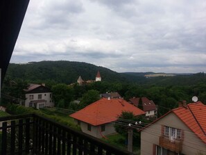 Ausblick auf Burg Krivoklat