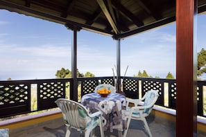 Terrace with sea view