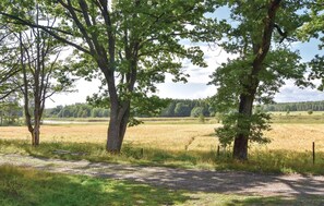 outside