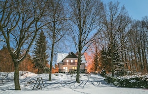 outside