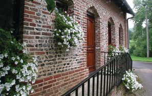 outside