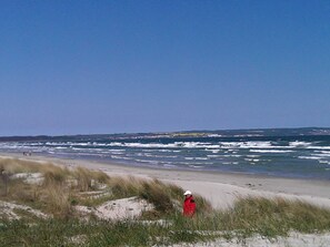 50 m zum Strand Blick Richtung Sassnitz / Kreidefelsen