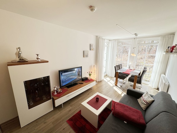 Wohnung Ostseesilber - Wohnzimmer