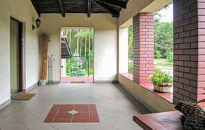 outside