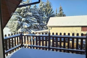 Terrasse im Winter