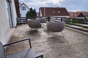 die Dachterrasse