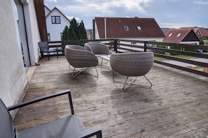die Dachterrasse