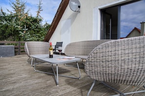 die Dachterrasse