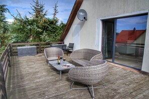 die Dachterrasse