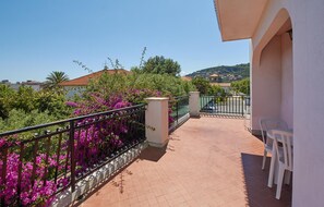 outside