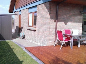 Rückseite des Hauses