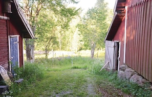outside