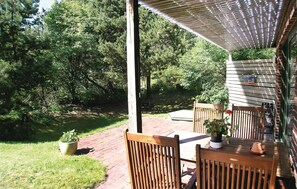 outside