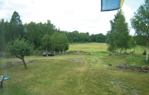 outside