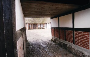 outside