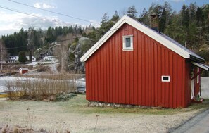 outside