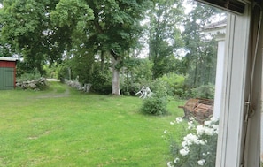 outside