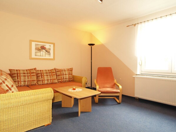 das gemütliche Wohnzimmer