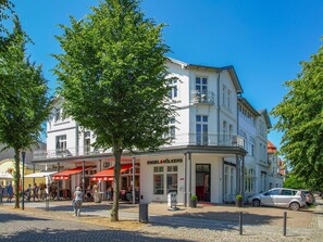 Die Außenansicht der Seebad Villa