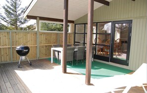 outside