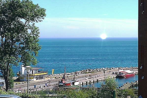 Vue depuis lâhĂ©bergement