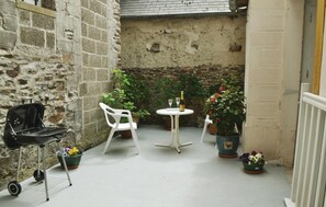 outside