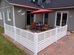 Geschützte Terrasse