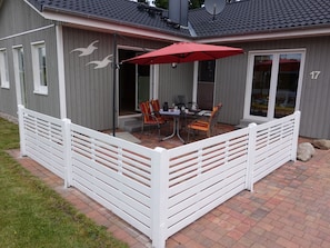 Geschützte Terrasse