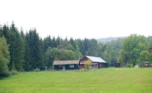 outside