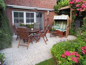Terrasse am Haus