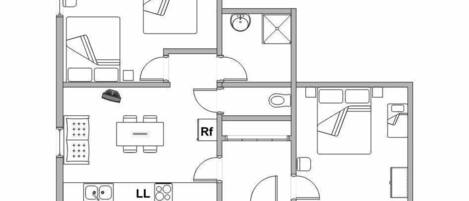 plan de l'appartement