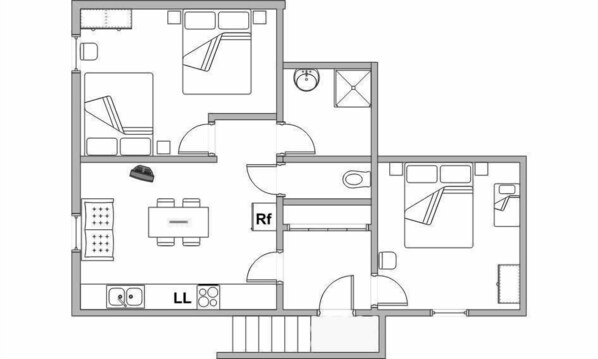 plan de l'appartement