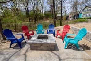 Outside | Fire Pit - Bring the wood for the fire pit, and don't forget the marshmallows!