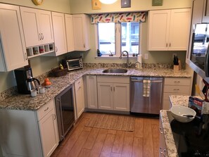All new kitchen, granite counters, K-cup coffeemaker (not pictured)
