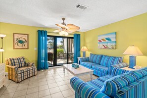 Living Area with Patio
