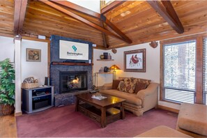 Living Room with Gas Fireplace