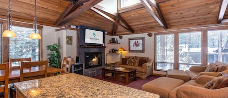 Open Concept Kitchen and Living Areas