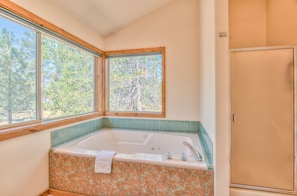 Soaking Tub and walk in shower