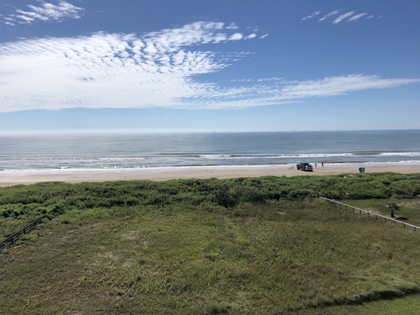 Front view from the upstairs deck