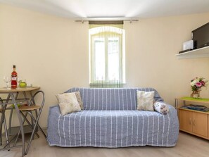 Living room with sofa bed