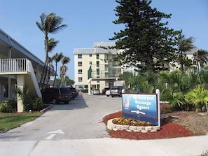 Entry to the resort