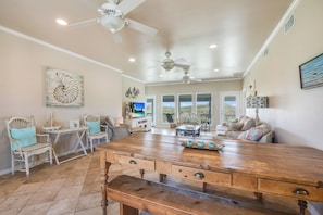 Interior - Dining area looking into living room