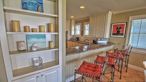 4 seated bar area
