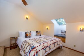 Upstairs King Bedroom with TV