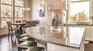Full Kitchen and Dining Area