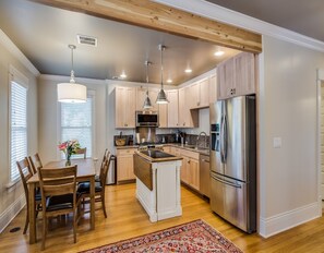 Fully stocked kitchen