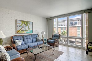 Living room - Embrace the open floor plan of this Island retreat