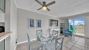 The large 65" flat screen TV means you won't miss your favorite show or sporting event.