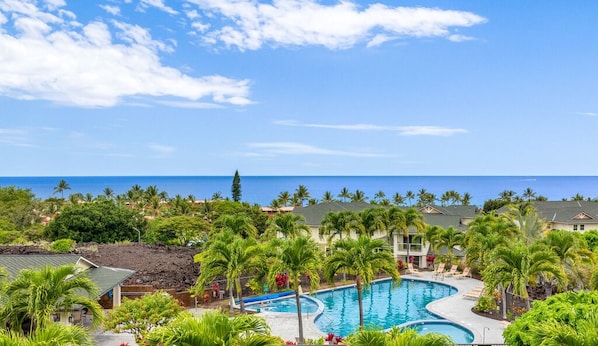 View from Upstairs Lanai of Townhome C 4, Na Hale O Keauhou