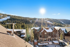 View of River Run Village from the balcony.